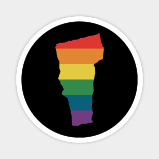 Vermont State Rainbow Magnet